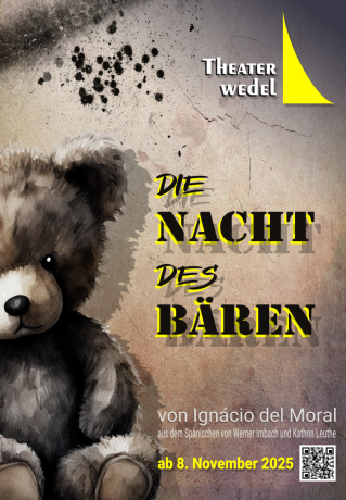 Plakat zu Der unerwartete Gast von Agatha Christie im Theater Wedel 2025