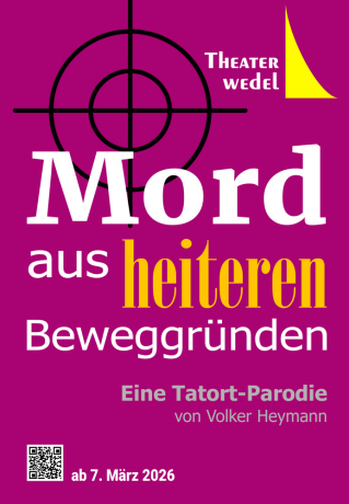 Plakat zu Der unerwartete Gast von Agatha Christie im Theater Wedel 2025