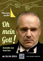 Plakat zu Minna von Barnhelm von Gotthold Ephraim Lessing im Theater Wedel 2023